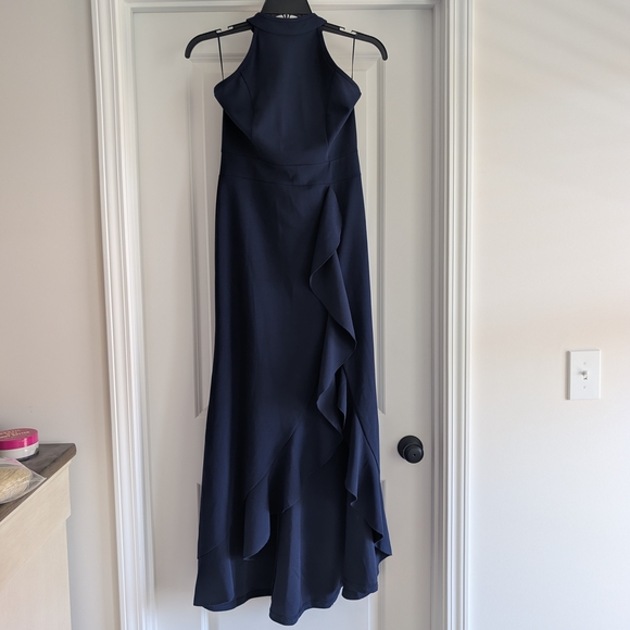 Amazon Dresses & Skirts - Amazon Elegant Navy High Low Dress